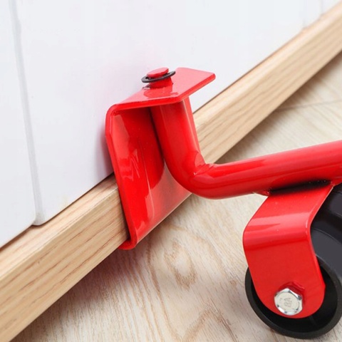 ZESTAW ROLKI DO TRANSPORTU PRZESUWANIA MEBLI 150KG PODSTAWKI Z ROLKAMI