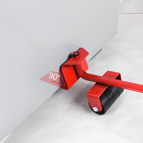 ZESTAW ROLKI DO TRANSPORTU PRZESUWANIA MEBLI 150KG PODSTAWKI Z ROLKAMI