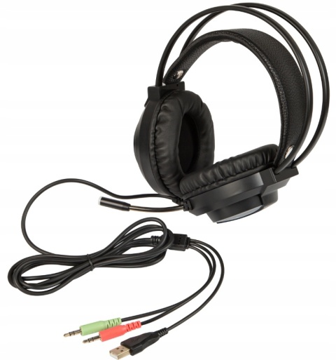 Zestaw Gamingowy Klawiatura Membranowa + Mysz Myszka Optyczna + Słuchawki