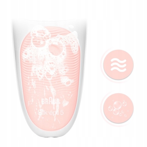 Depilator Braun Silk-épil 5 Wet&Dry SensoSmart z Głowicą SPA - Różowy