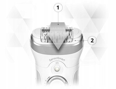 Depilator Braun Silk-épil 9 SensoSmart z dodatkami i golarką Flawless