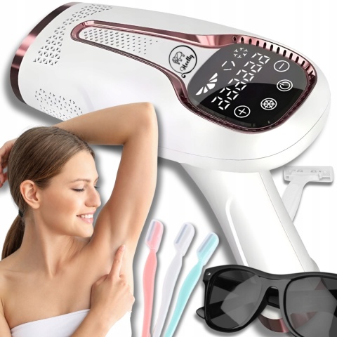 Depilator Laserowy IPL Heelly z funkcją chłodzenia Ice Cool 999.999 impulsów