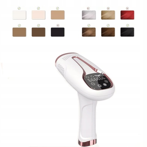 Depilator Laserowy IPL Heelly z funkcją chłodzenia Ice Cool 999.999 impulsów