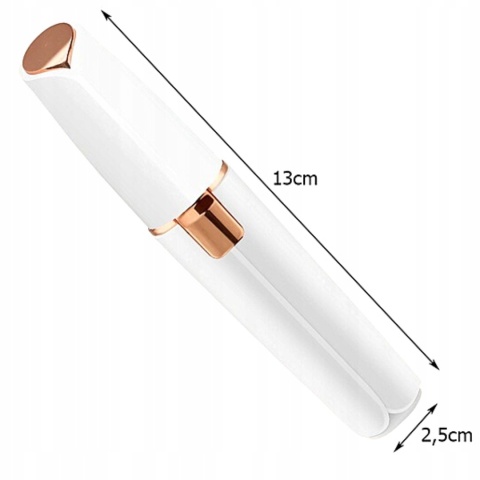 Elegancki Trymer 2w1 do Brwi i Twarzy z USB - Depilator Akumulatorowy