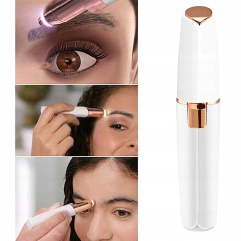 Elegancki Trymer 2w1 do Brwi i Twarzy z USB - Depilator Akumulatorowy