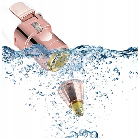 Elegancki Trymer 2w1 do Brwi i Twarzy z USB - Depilator Akumulatorowy