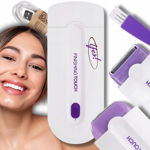 Elegancki depilator laserowy Ultimar z USB, bezprzewodowy, 2 głowice