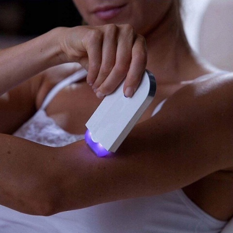 Elegancki depilator laserowy Ultimar z USB, bezprzewodowy, 2 głowice