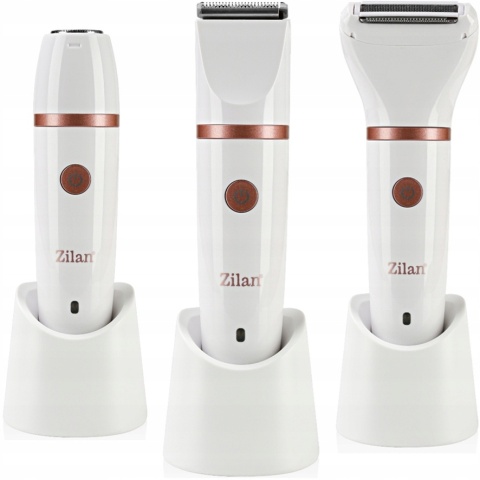 Golarka Kobieca 3w1 USB - Wodoodporna Depilacja Ciała, Bikini, Nóg, Pach
