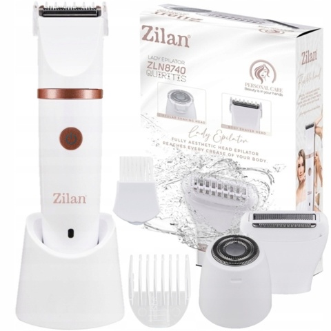 Golarka Kobieca 3w1 USB - Wodoodporna Depilacja Ciała, Bikini, Nóg, Pach