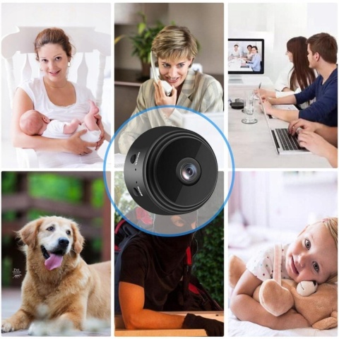 Mini Kamera Szpiegowska Full HD WiFi Hikey - Monitoruj Dyskretnie