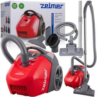 Odkurzacz Zelmer Antek 900W z filtrem HEPA i akcesoriami, workowy