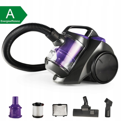 Odkurzacz bezworkowy Balter Home Vento A1 700W Fioletowy HEPAA