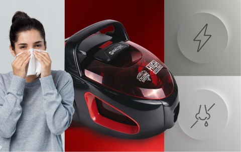 Odkurzacz bezworkowy MalTec TURBO CYCLONE 4200W z turboszczotką 12w1
