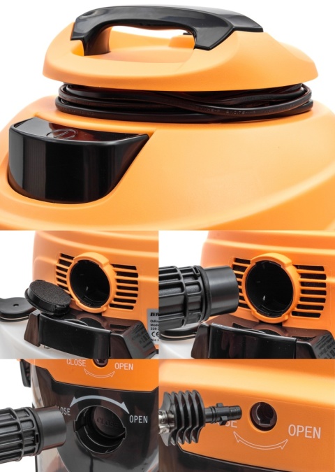 Odkurzacz piorący Riwall Pro Hartmann 2000W - regulacja mocy, wielofunkcyjny