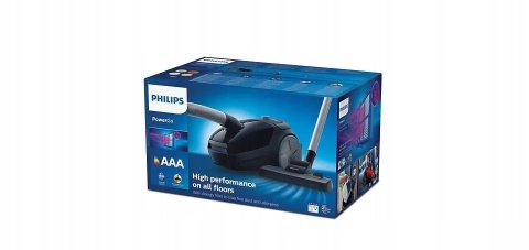 Odkurzacz workowy Philips PowerGo FC8241/09, 900W, antyalergiczny, czarny