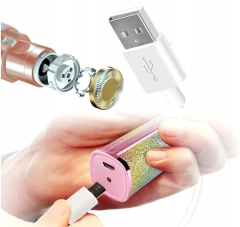 Trymer Elektryczny 2w1 do Brwi i Ciała z Kabelkiem USB dla Kobiet