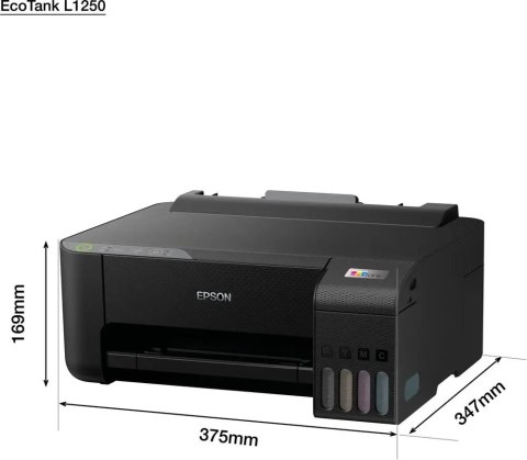 Drukarka Atramentowa Epson Ecotank L1250 4 Pojemniki, Oszczędza Do 90%