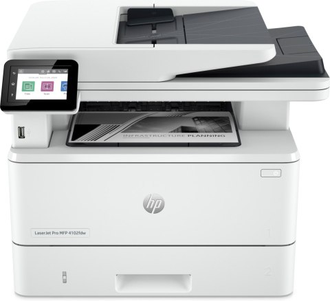 Drukarka Multifunkcyjna Hp Laserjet Pro Mfp 4102Fdw Dwustronny Wifi - Faks