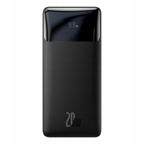 Baseus Powerbank 20000Mah 20W Usb-A Usb-C Lcd 3A Bezpieczeństwo Wyświetlacz