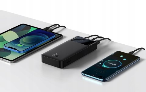Baseus Powerbank 20000Mah 20W Usb-A Usb-C Lcd 3A Bezpieczeństwo Wyświetlacz