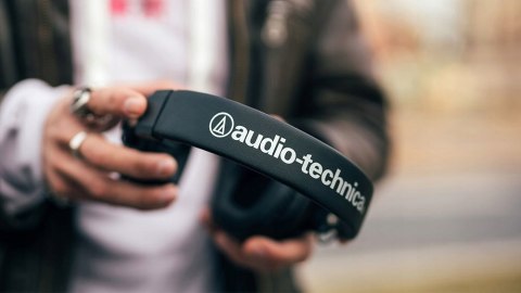 Bezprzewodowe Słuchawki Nauszne Czarne Audio-Technica Ath-M20xbt Mikrofon