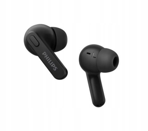 Doskonałe Bezprzewodowe Słuchawki Philips Bluetooth 5.1 Czarne Dokanałowe
