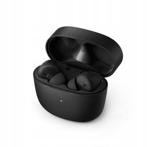Doskonałe Bezprzewodowe Słuchawki Philips Bluetooth 5.1 Czarne Dokanałowe