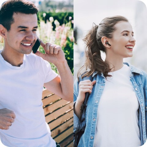 Douszne Bezprzewodowe Słuchawki Mikrofon Bluetooth Soundcore Note Czarne