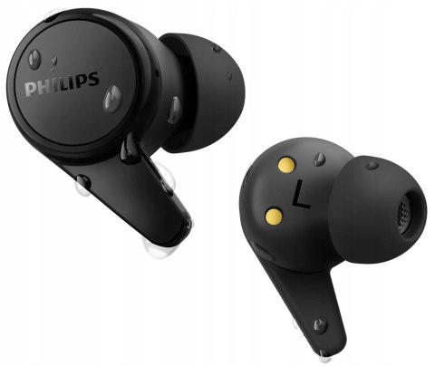 Douszne Słuchwki Bezprzewodowe Philips Tat1207bk Czarne Mikrofon Wygodne