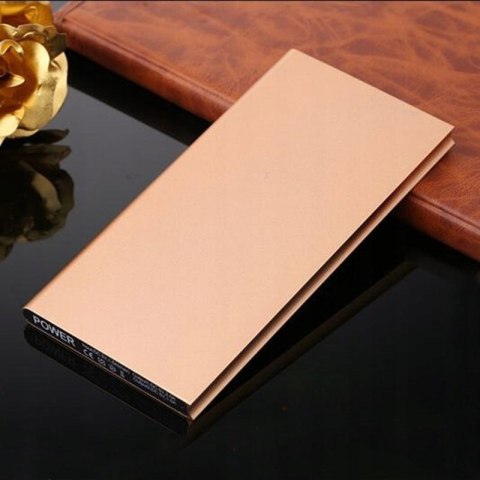 Kieszonkowy Powerbank Podróżny 20000Mah 3X Usb Z Latarką I Diodami Slim