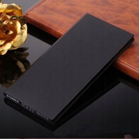 Kieszonkowy Powerbank Podróżny 20000Mah 3X Usb Z Latarką I Diodami Slim