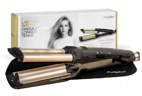 Lokówka Falownica Z Powłoką Tytanową Do Loków Babyliss Proste Fale C260e