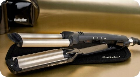 Lokówka Falownica Z Powłoką Tytanową Do Loków Babyliss Proste Fale C260e