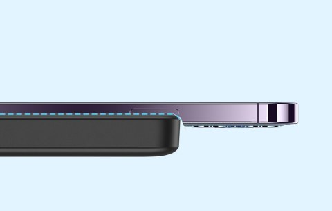 Magnetyczny Powerbank 10000Mah 20W Pd Magsafe Usb-C Bezprzewodowy Czarny