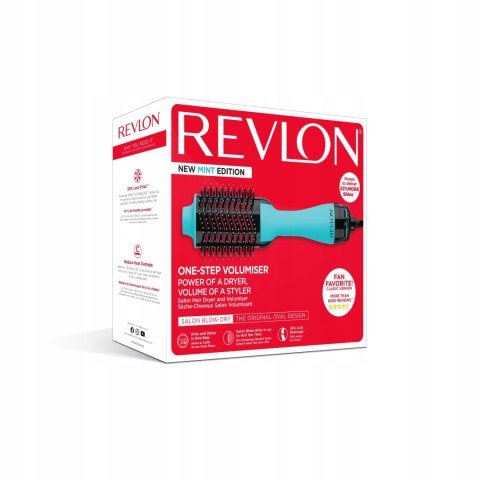 Obrotowa Suszarko-Lokówka Szczotka Ceramiczna Revlon One Step Niebieska 2W1
