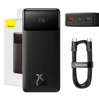 Powerbank Baseus 20000Mah 25W Usb-C + 2X Usb Szybkie Ładowanie Bezpieczny