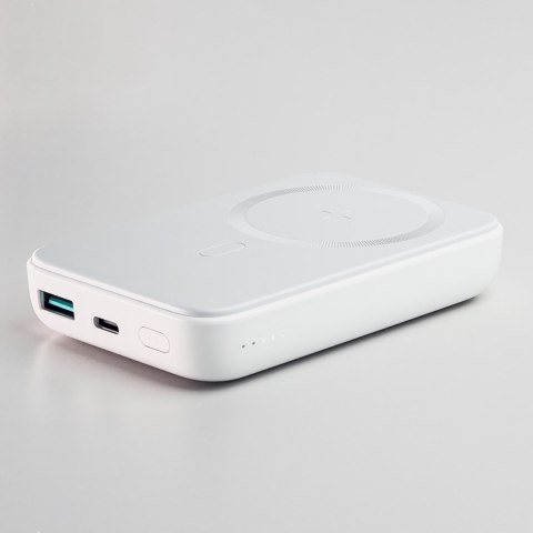 Powerbank Bezprzewodowy Magnetyczny Mocny Magsafe 10000Mah Joyroom Biały