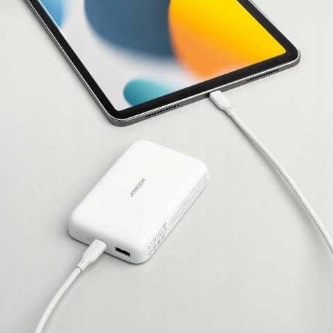 Powerbank Bezprzewodowy Magnetyczny Mocny Magsafe 10000Mah Joyroom Biały