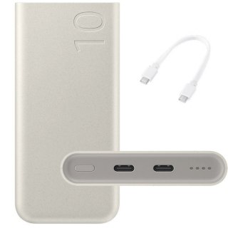 Powerbank Samsung 10000Mah 25W 2Xusb-C Pd Beżowy - Szybkie Ładowanie