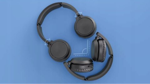 Składane Słuchawki Bezprzewodowe Nauszne Philips Z Mikrofonem Czarne Bt