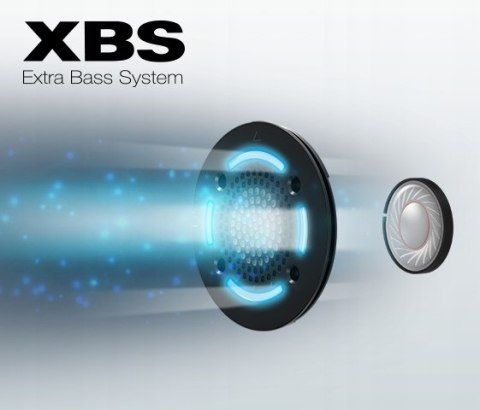 Słuchawki Bezprzewodowe Białe Xbs Extra Bass 50H Bluetooth 5.0 Kompaktowe
