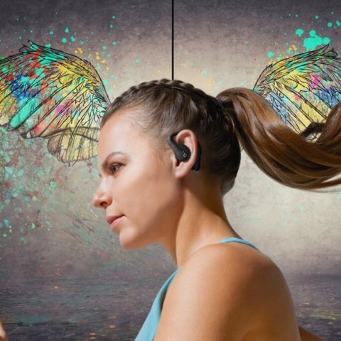 Słuchawki Bezprzewodowe Soundcore Aerofit Pro Otwarte Ldac Ipx5 46H Czarne