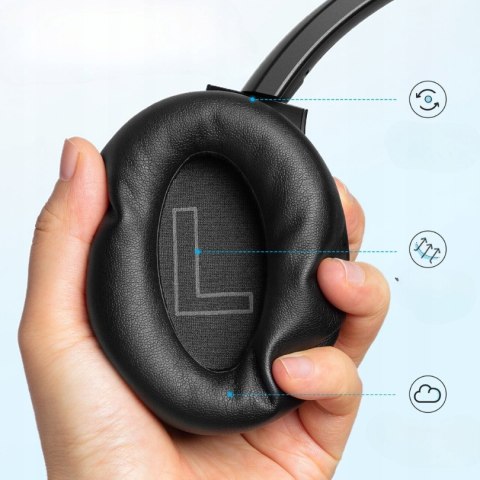 Słuchawki Bezprzewodowe Soundcore Q20i Anc Bluetooth 5.0 60H Bassup Błękit