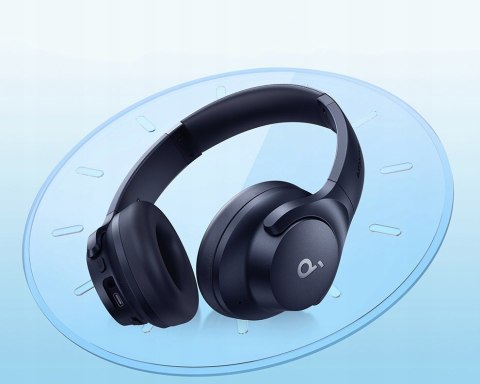 Słuchawki Bezprzewodowe Soundcore Q20i Anc Bluetooth 5.0 60H Bassup Błękit