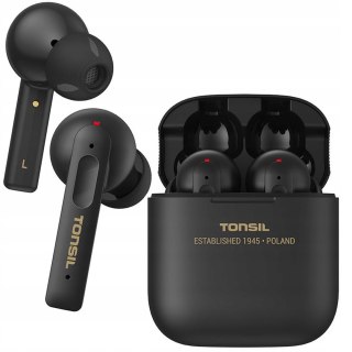 Słuchawki Bezprzewodowe Tonsil T55bt Dotykowe Anc Ipx5 Bluetooth 5.0 Czarne