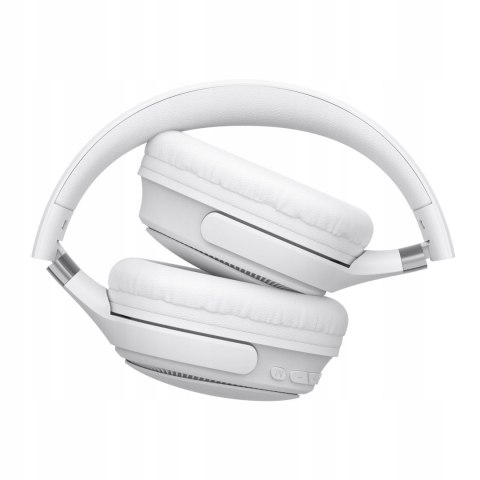 Słuchawki Tonsil R35bt Bluetooth 5.3, 55H Muzyka, Białe, Mikrofon