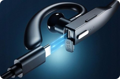 Wodoodporna Słuchawka Samochodowa Bluetooth 5.1 Czysty Dźwięk Ergonomiczny
