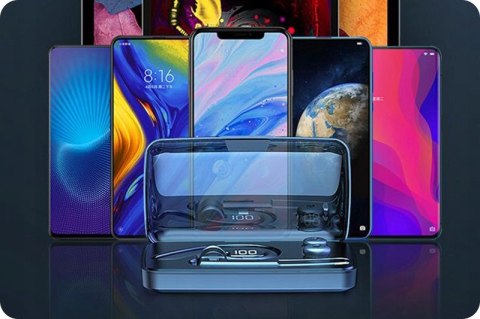 Wodoodporna Słuchawka Samochodowa Bluetooth 5.1 Czysty Dźwięk Ergonomiczny