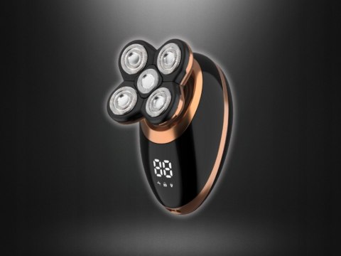 Alpha Tr5-Pro Golarka 5W1 Trymer Do Nosa Brody Szczoteczka Lcd Wodoodporna